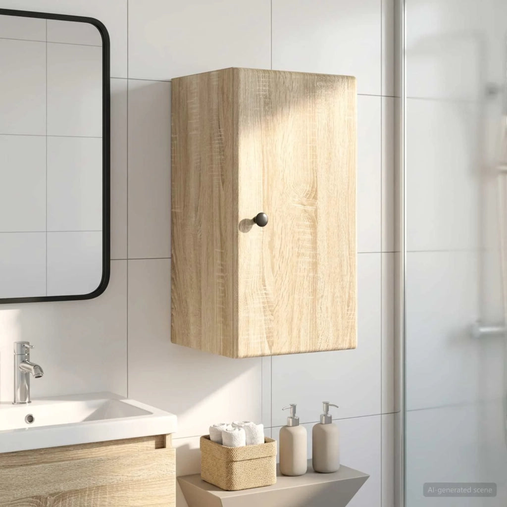 Armadio da bagno a muro BREDA Rovere Sonoma 30 x 31 x 59 cm 897467