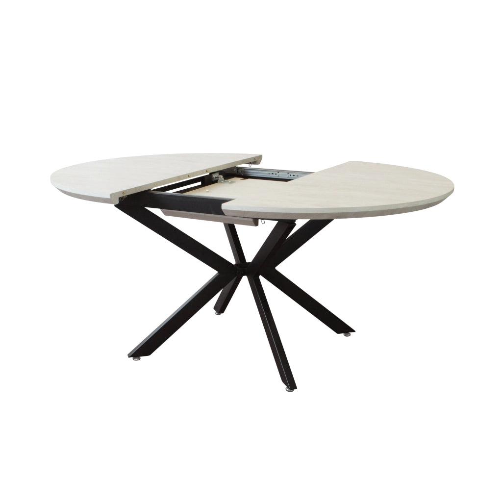 Tavolo da pranzo rotondo allungabile 120/160x120 - VESTA