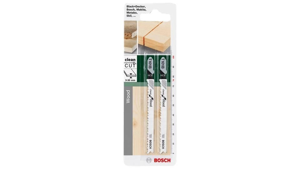 Bosch T101B Lama per seghetto alternativo Acciaio al carbonio (HCS) 2 pz