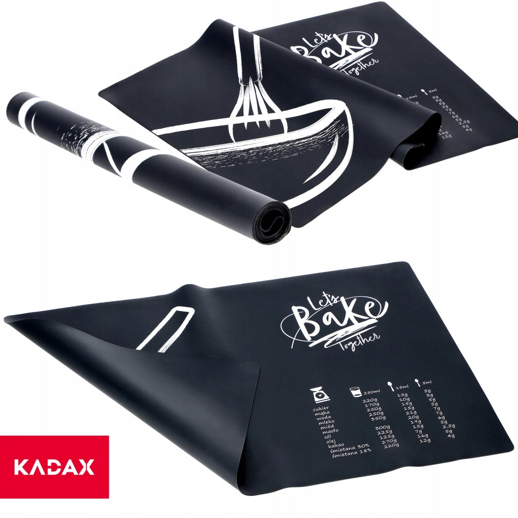 Tappetino da pasticceria in silicone KADAX 50x40 cm, grande, antiscivolo