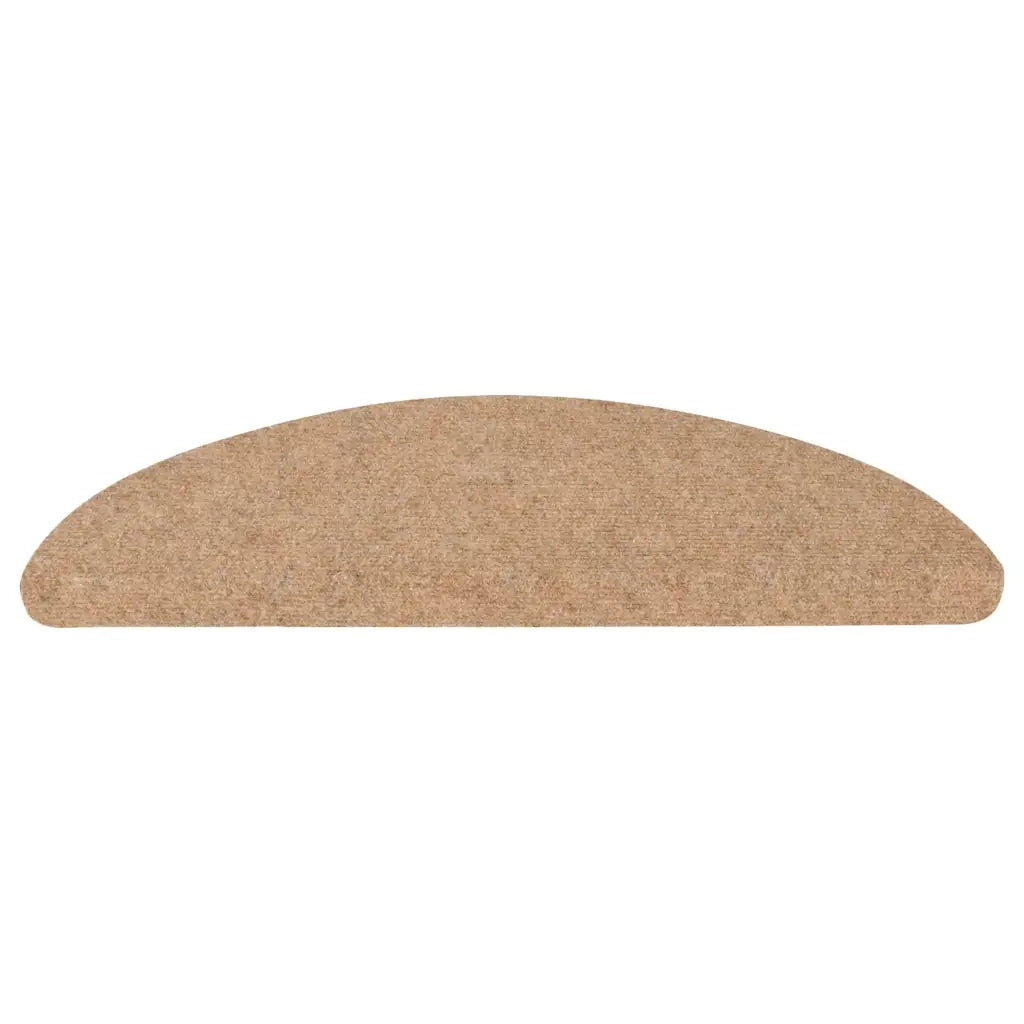 Tappetini Autoadesivi per Scale 30 pz Beige 56x17x3 cm