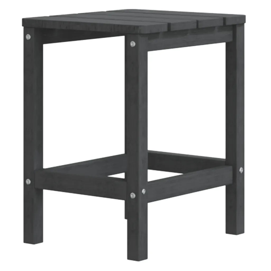 Tavolo da Giardino Adirondack Antracite 38x38x46 cm HDPE cod mxl 34377