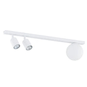 Faretto da soffitto Baster in acciaio bianco opaco
