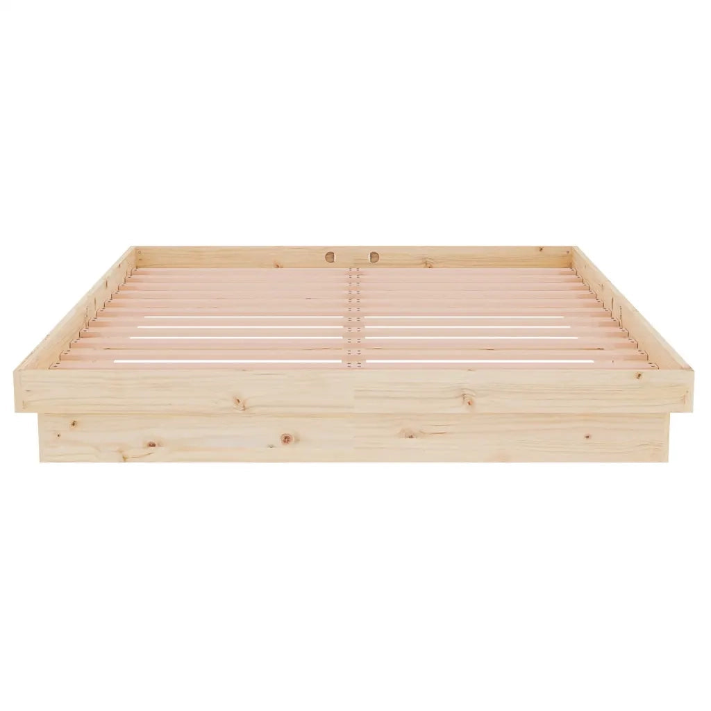 Giroletto-Struttura Letto in Legno Massello 135x190 cm Double 975295