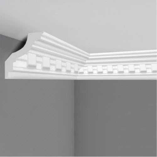 *** STOCK ***. Pacco da 48ml di cornice decorativa in polistirolo compatto XPS 80X80x2000 LD17G