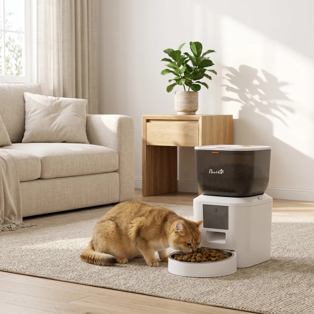 Dispenser automatico cibo per gatti ¨C Minimal ¨C 4 litri, grigio