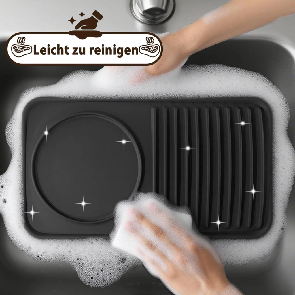 Raclette - Griglia per raclette per 8 persone, 1600 W, con 14 padelle, piastra in granito e piastra antiaderente, griglia elettrica da tavolo, per feste, griglia elettrica, regolazione della