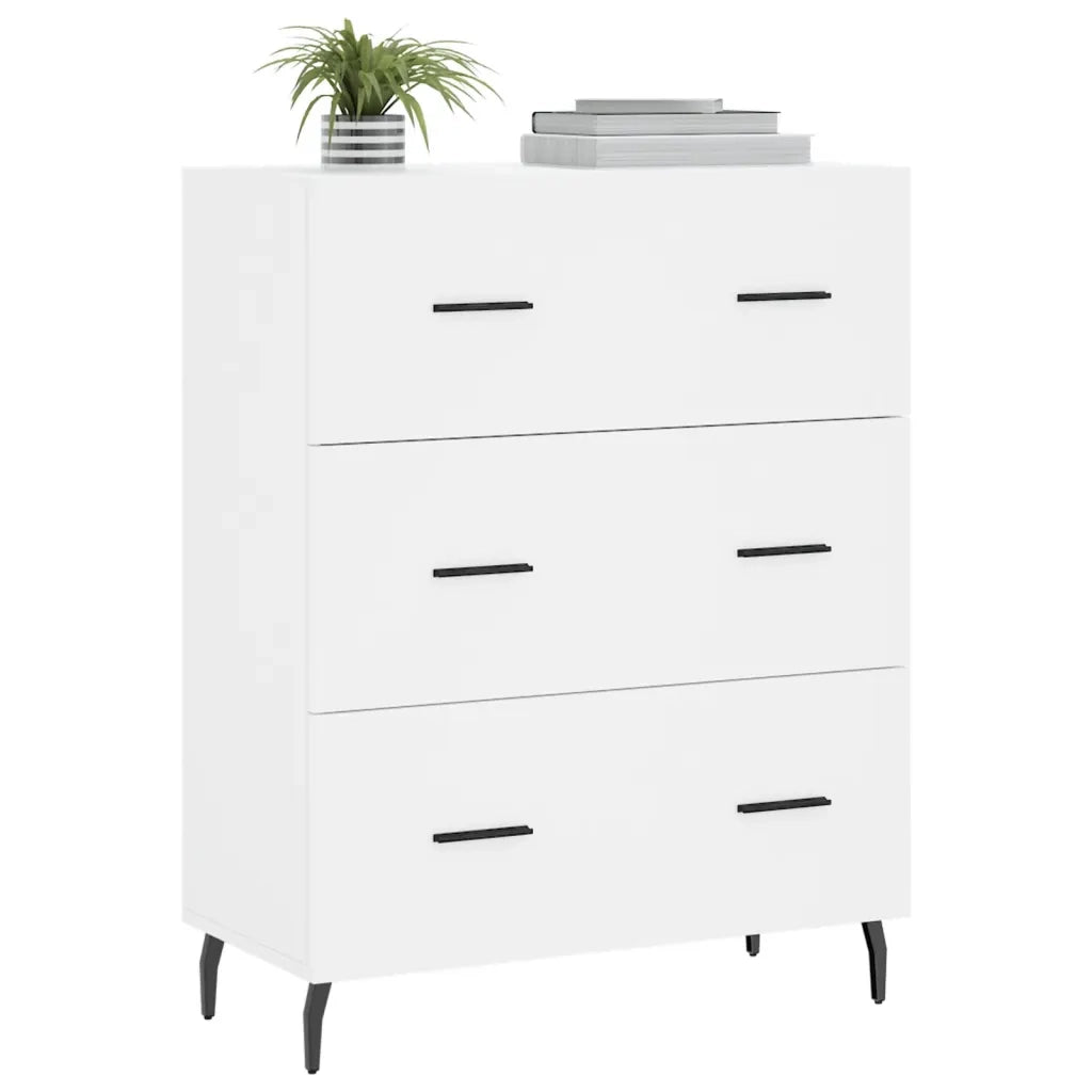 Credenza Bianca 69,5x34x90 cm in Legno Multistratocod mxl 103700