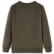 Felpa da Bambino Cachi Scuro M¨¦lange 116