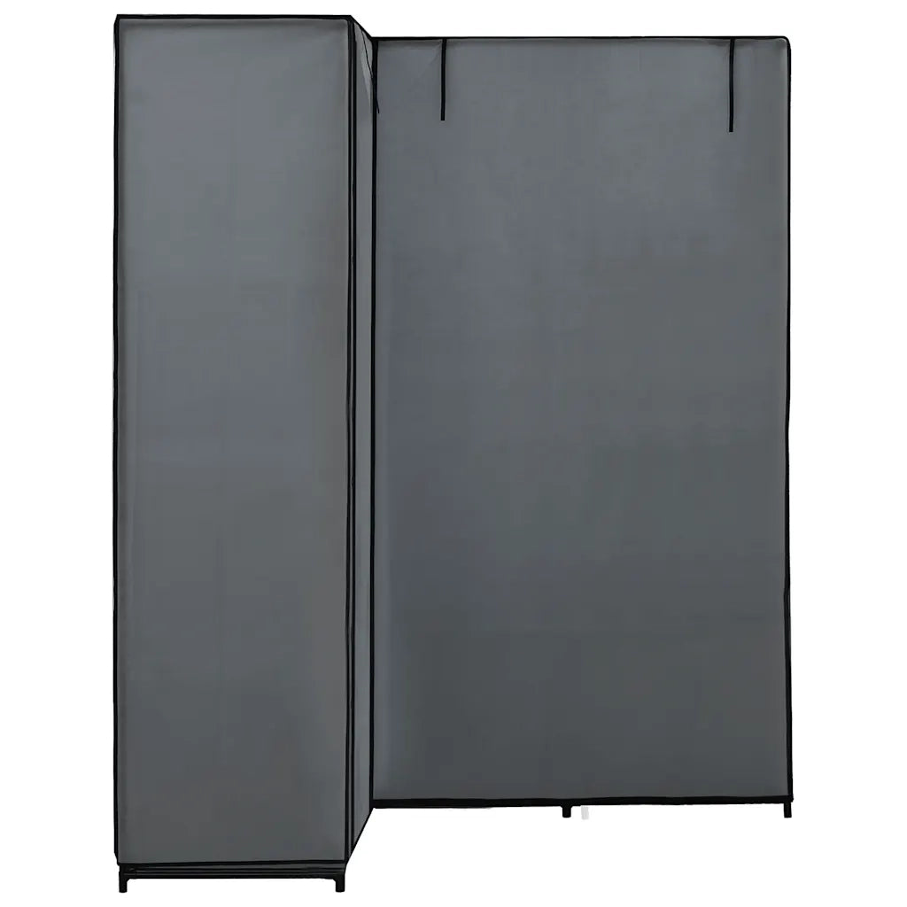 Armadio Angolare Grigio 130x87x169 cm CFW9845029