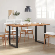Tavolo da Pranzo 154x80x76 cm in Legno Massello di Acacia