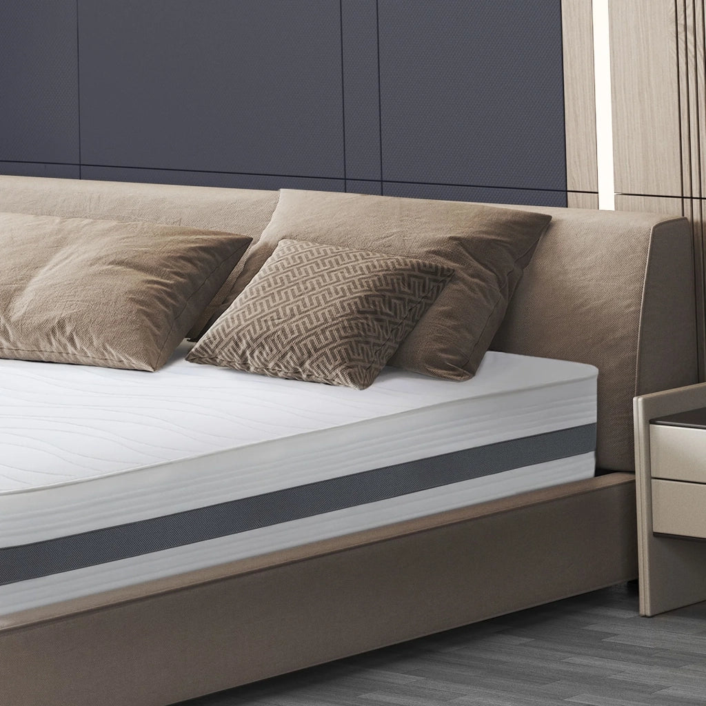 Materasso matrimoniale 140x200 in Waterfoam Ipoallergenico, 25 cm ESSENTIAL | Imbottitura in Ovatta e Rivestimento in Tessuto 3D Traspirante, Antiacaro e Antifungino | Made in Italy