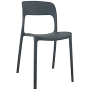 Sedia In Polipropilene Marte Ergonomica Arredo di Design Esterno e Interno da Giardino Impilabile Sedie Mod Nero/1 Sedia