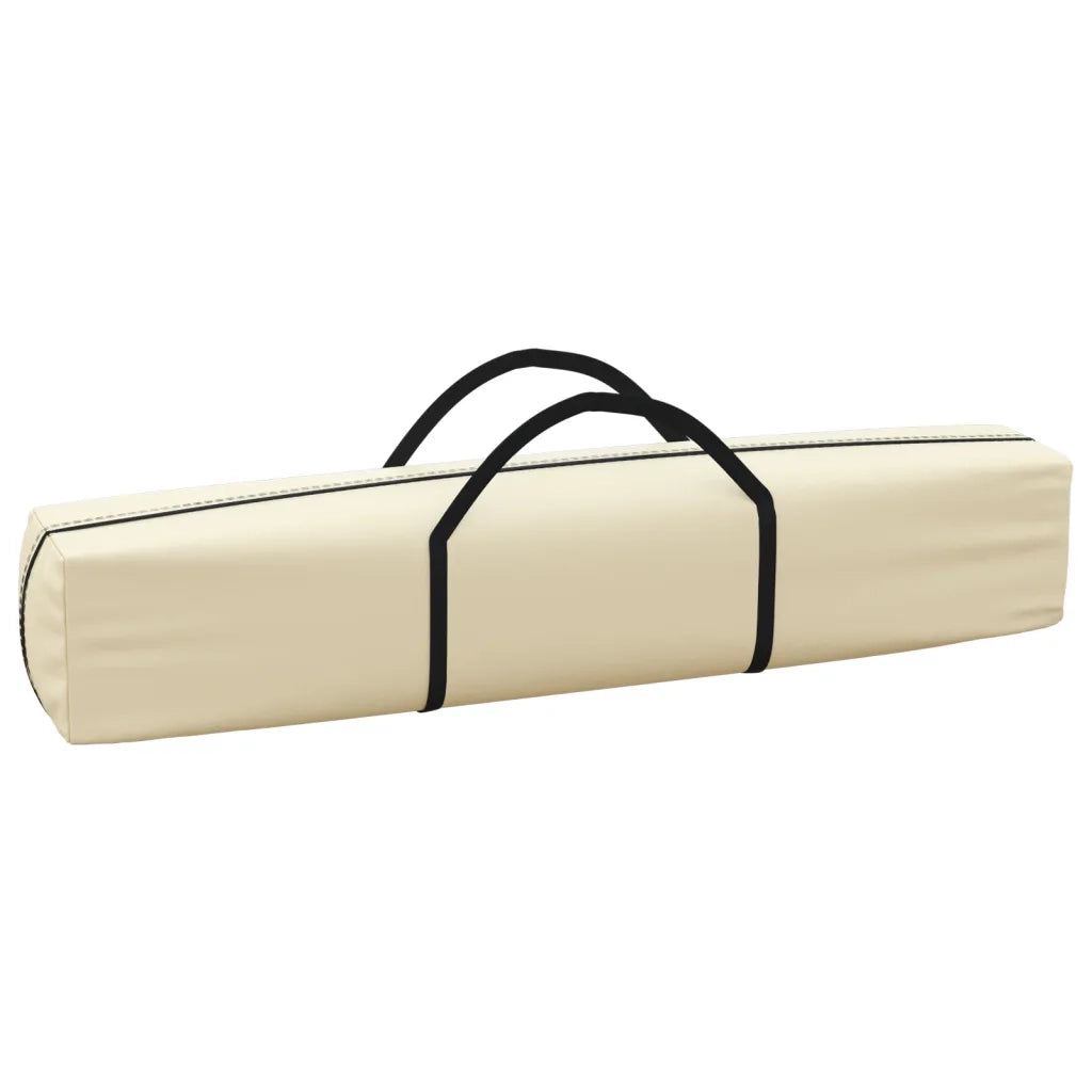 Tenda per Feste Pieghevole con Pareti Laterali Crema 2x2 m