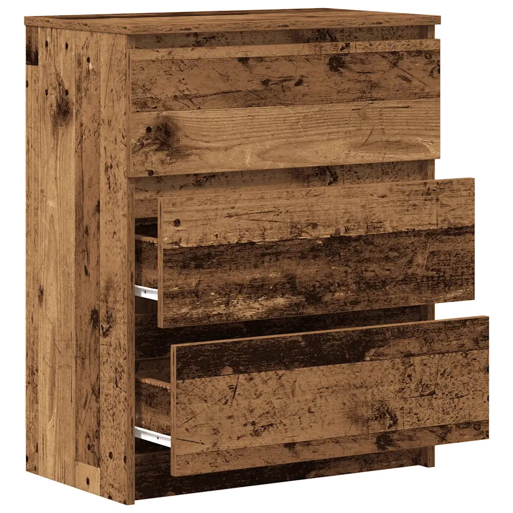Credenza Legno Antico 60x35x76 cm in Legno Multistrato 862491