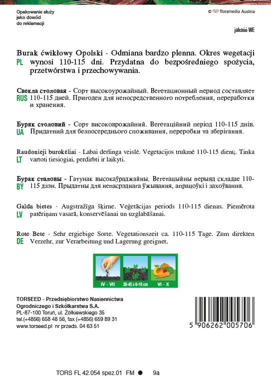 Barbabietola Opole - Opolski TOR 15g