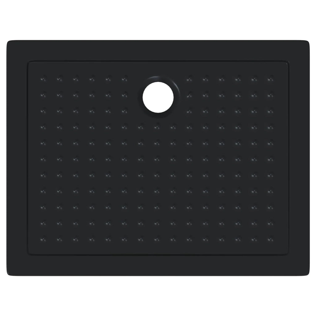 Vassoio base doccia con punti 90 x 70 x 4 cm ABS Nero 42033511