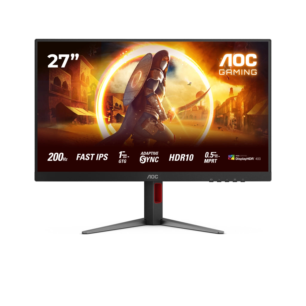 Aoc g4 27g4ha monitor pc 68,6 cm (27") 1920 x 1080 pixel full hd led nero, rosso