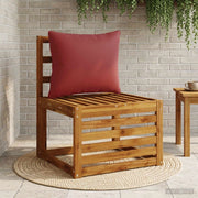 Cuscino per Schiena a 1 Pezzo PUTTEN 100% Poliestere Rosso Vino 946962