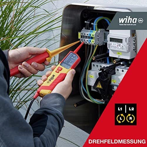 Wiha WIH-44319 eMobility Tester di tensione e continuita' 12 - 1000 V AC CAT IV colore Nero