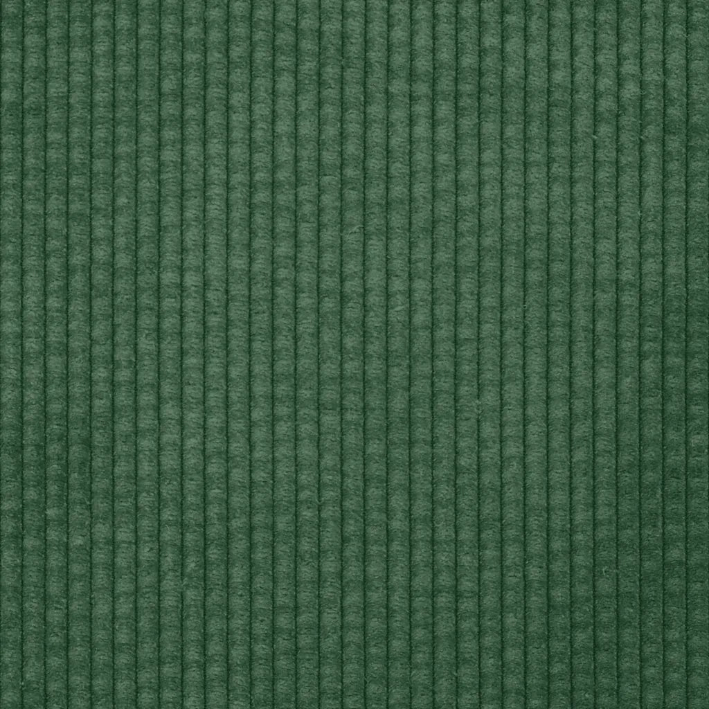 vidaXL Modulo Terminale Bracciolo Divano Modulare con Cuscini Verde Scuro 100 cm