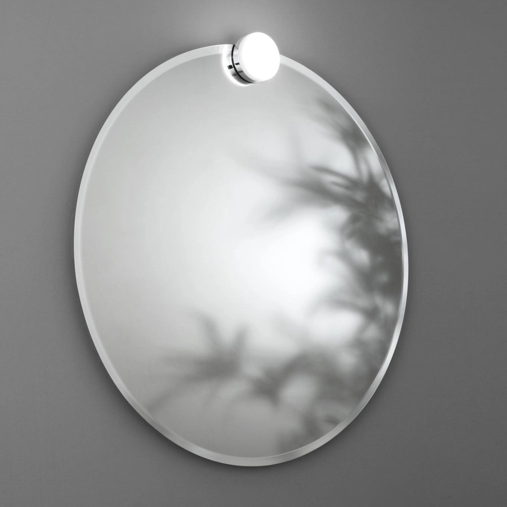APPLIQUE LED DIVA CROMO TONDO 4W 460LM 3000K IP44 7,5X3,4CM