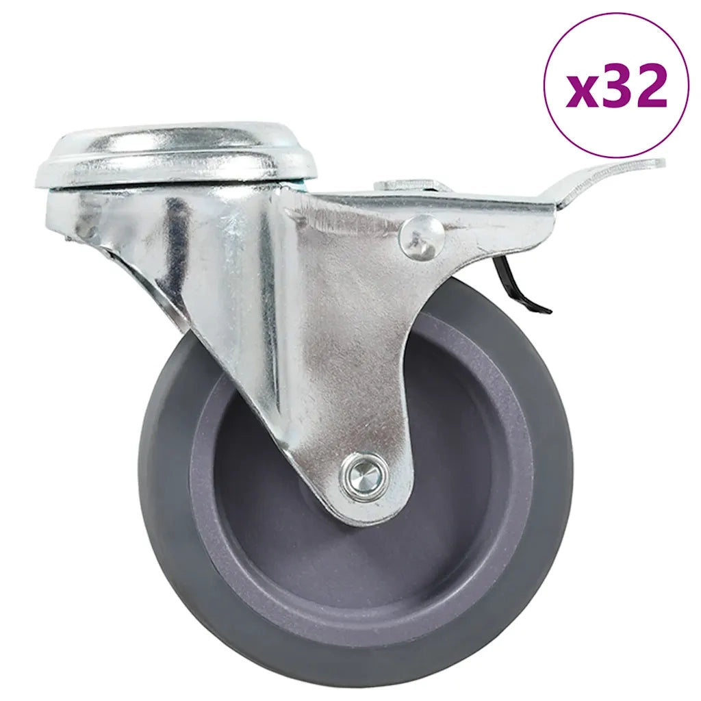 Ruote Girevoli con Foro per Bulloni 32 pz 75 mm cod mxl 72784