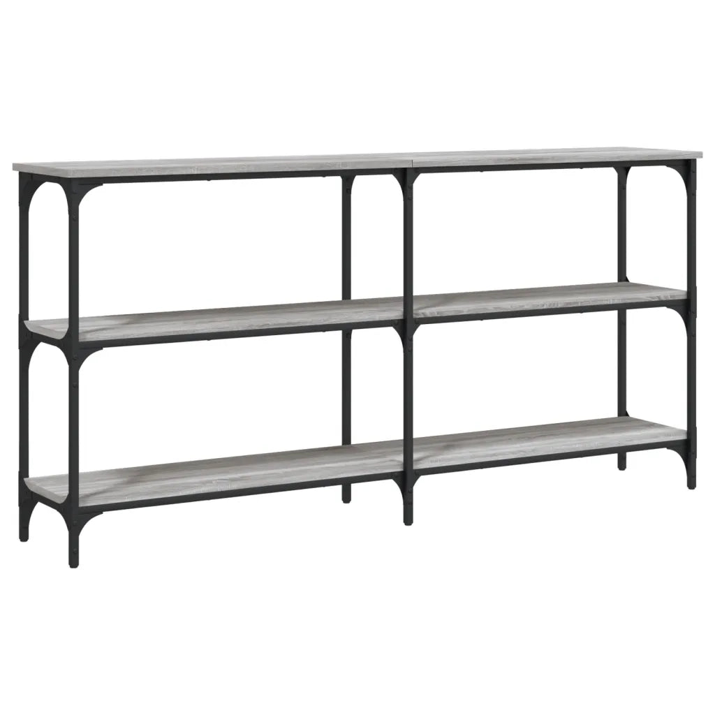 Tavolo Consolle | Tavolo d'Ingresso Grigio Sonoma 150x29x75 cm in Legno Multistrato