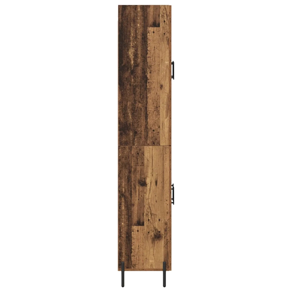 Credenza-Buffet-Armadio da cucina Legno vecchio 69,5 x 34 x 180 cm Legno multistrato 630673