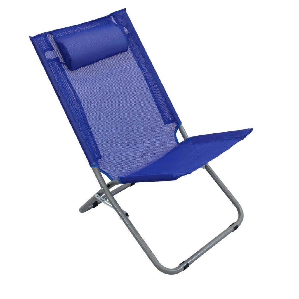 Spiaggina mare prendisole Pieghevole colore casuale in Acciaio Textilene cm 190x57x98 - LORN