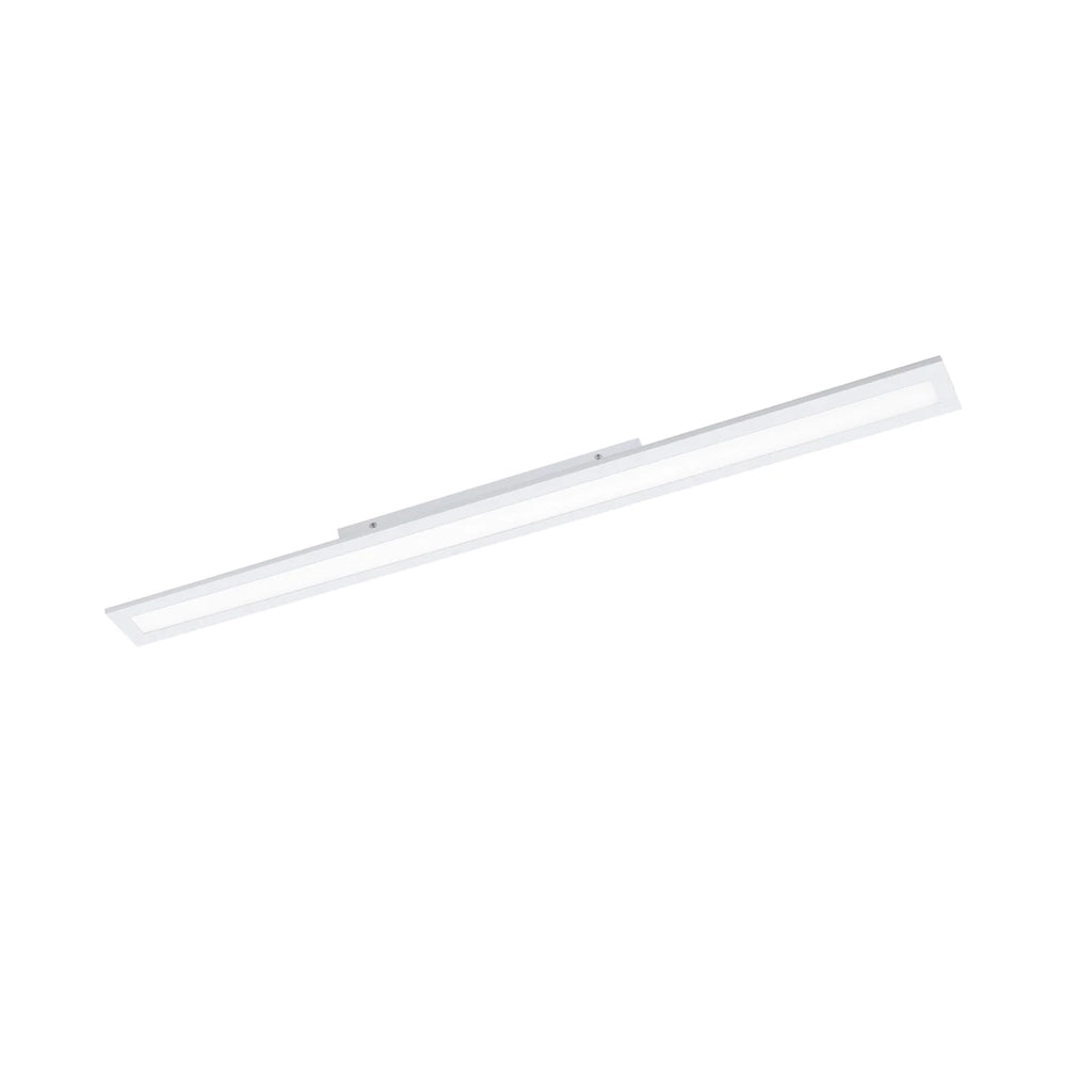 Plafoniera Moderna Salobrena 1 Alluminio Bianco Luce Led Integrato 38W