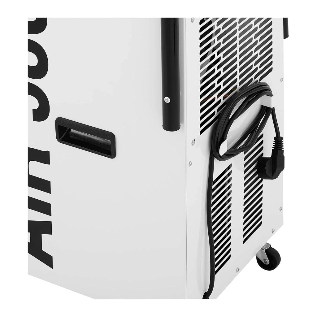 Deumidificatore elettrico professionale per cantieri edili abitazioni cantine e capannoni industriali (30L/24h superficie 50 m² portata aria 630 m³/h serbatoio 5,5L LED) 14_0007255
