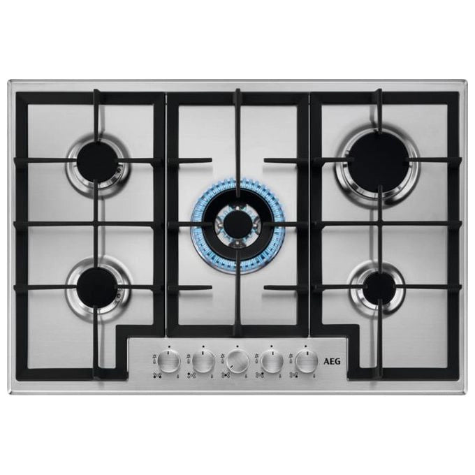 AEG PIANO GAS COMANDI FRONTALI 75 CM HGB75400SM