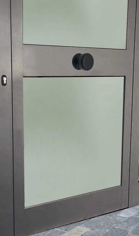 Pomolo fisso per porta SAGUATTI 175/70ZB in alluminio marrone opaco