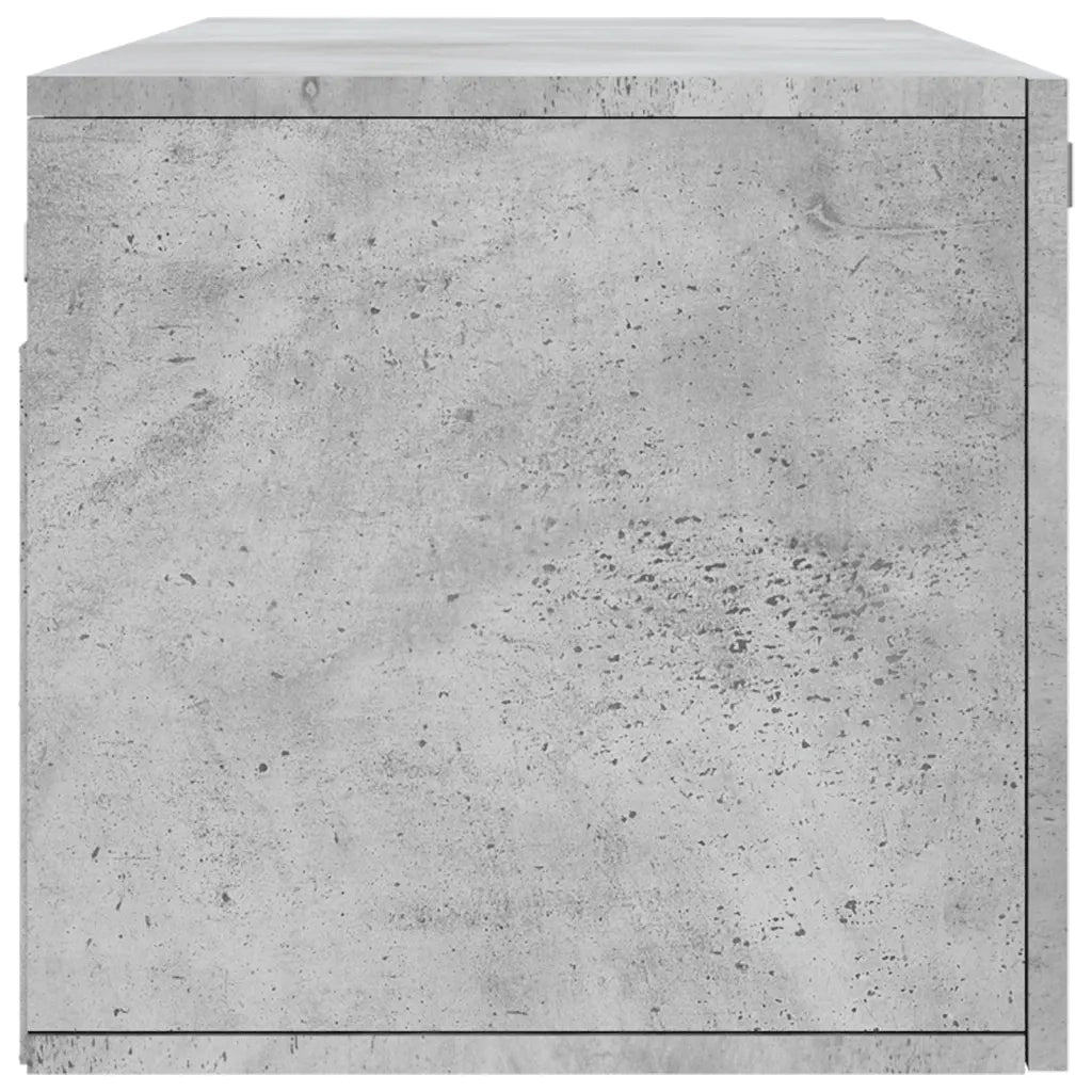 Mobile a Parete Grigio Cemento 100x36,5x35 cm Legno Multistrato 830112