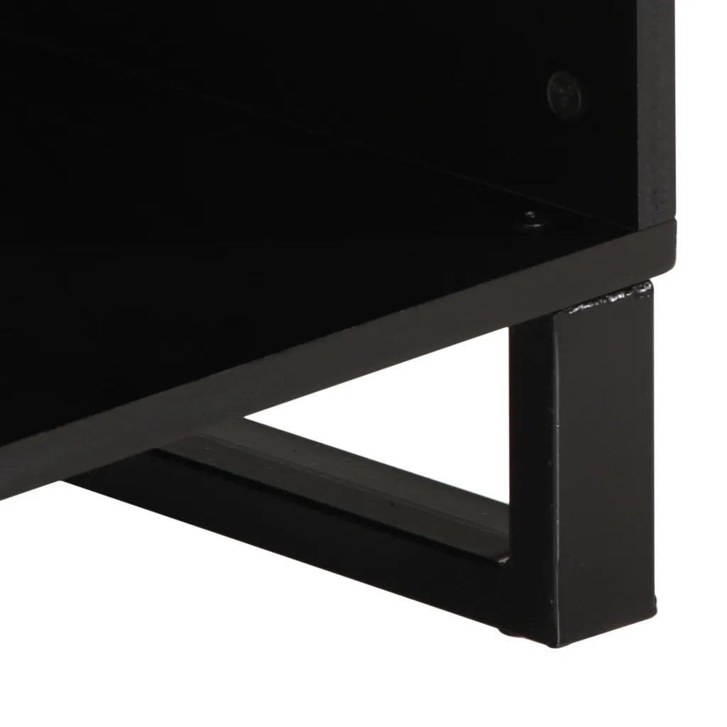 Mobile TV 100x33x46cm Legno Massello Recupero Legno Multistrato 351972