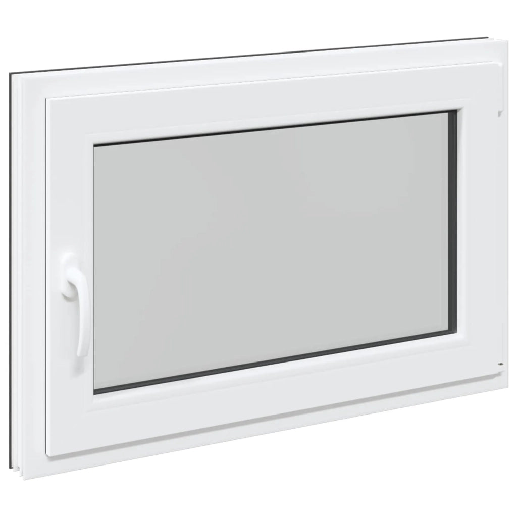 Finestra per Soffitta RISOR Antracite 80 x 70 cm PVC e Vetro 42047325