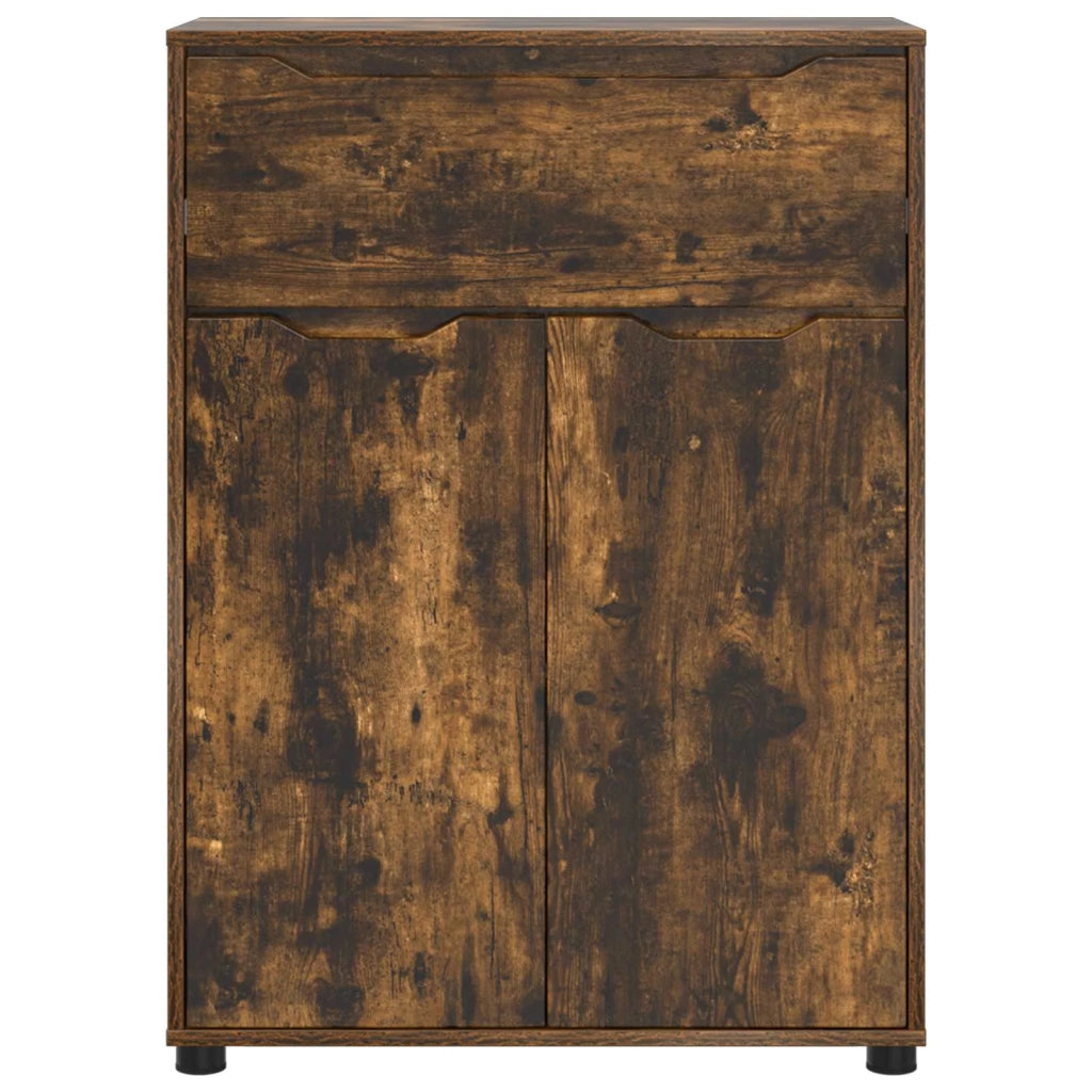 Mobile da Bagno con cassetto Rovere fumé 72,5 x 36,5 x 100 cm 888772
