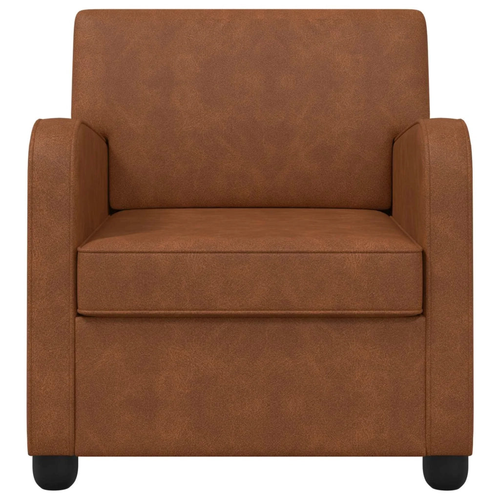 Poltrona Marrone Antico Similpelle 42043438