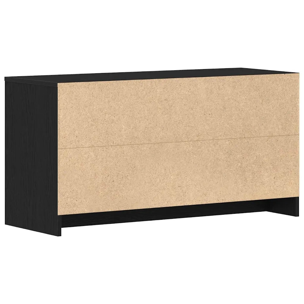 Mobile TV-Credenza per TV-Console TV Rovere Nero 102 x 37,5 x 52,5 cm Legno multistrato