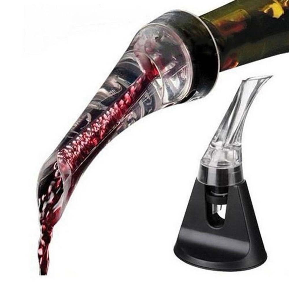 Trade Shop - Versa Vino Versavino Sistema Ad Aerazione Supporto Doppia Azione Decantazione -