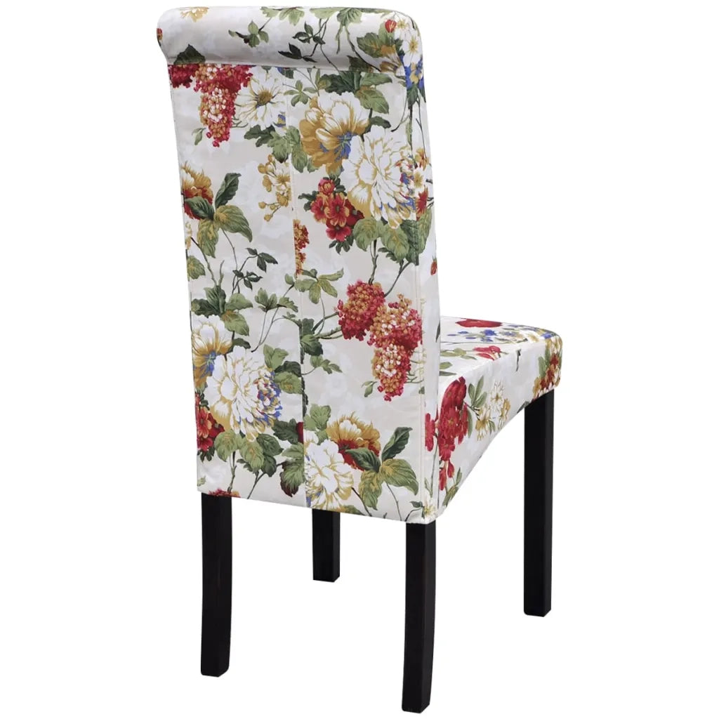 Sedie da Pranzo 2 pz Multicolori in Tessuto cod mxl 59897
