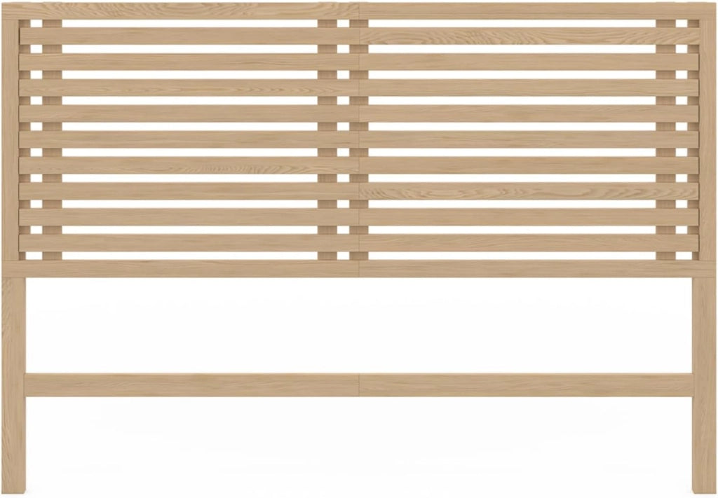 Cabecero de listones de madera clara AVA 160 CM