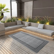 Tappeto da Esterni ARAKIL Grigio 120x180 cm in PP 310413