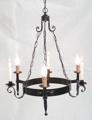 LAMPADARIO ARTU' 3 LUCI + 3 CANDELE LAMPADE LAMPIONI LANTERNE APPLIQUE