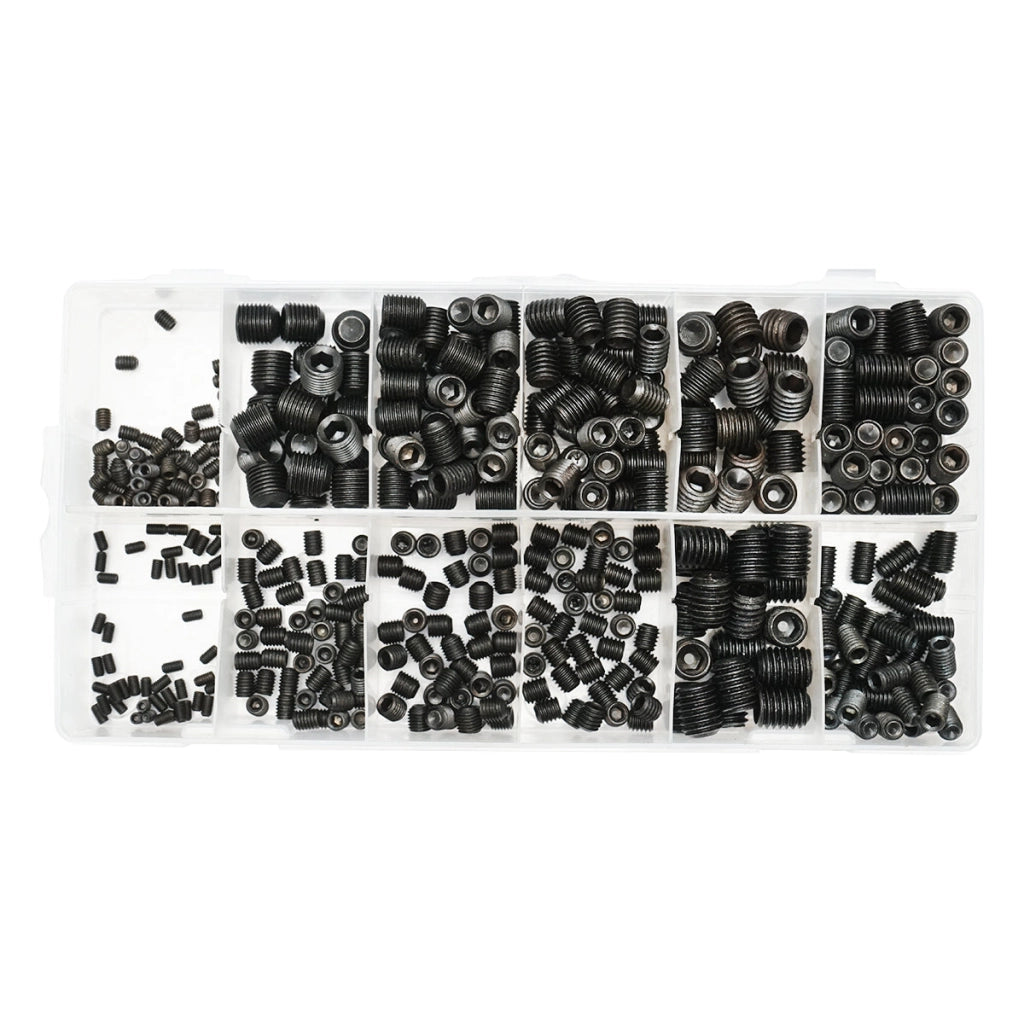 Set di 450 pezzi di perni filettati per chiave a brugola senza testa Breckner Germany