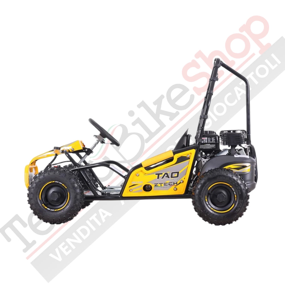 Buggy a Benzina per Bambini GK100-Giallo