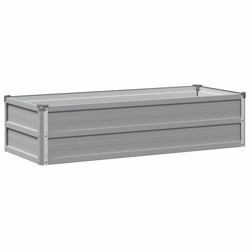 Letto rialzato da giardino Grigio 100 x 40 x 24 cm 8006310