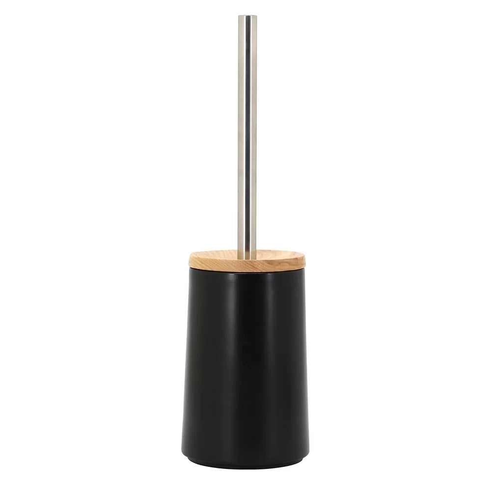 Portascopino in ceramica nera - serie Graceful