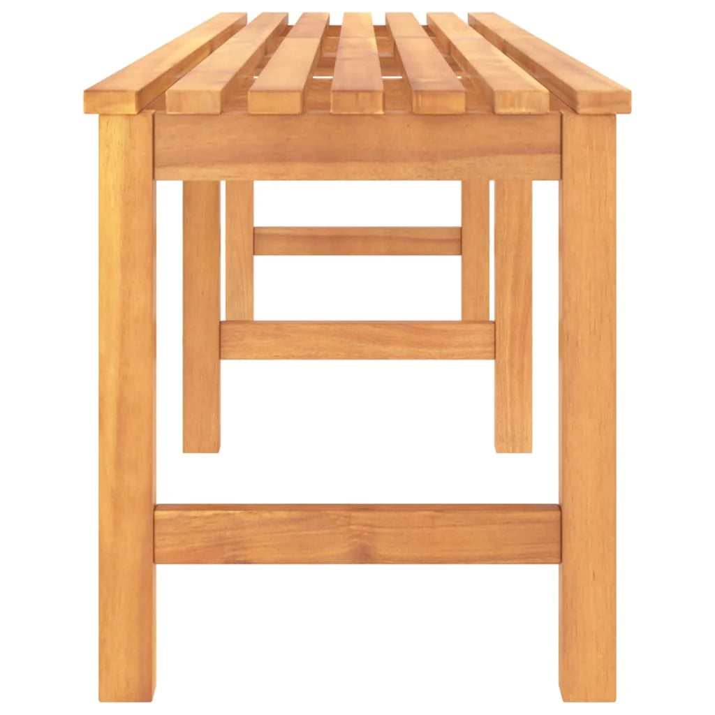 Panca da giardino mobili da esterno per patio terrazza 180 x 40 x 45 cm legno massello di teak 02_0011273